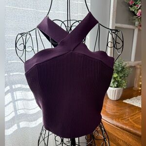 Babaton Deep Purple Crop Top